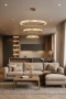 Pendant lamp Capella 3 Large Alabaster Spanish Marble LED W CCT Dim BRS