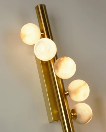 Wall light Molina W1 Alabaster Spanish Marble G9 BRS