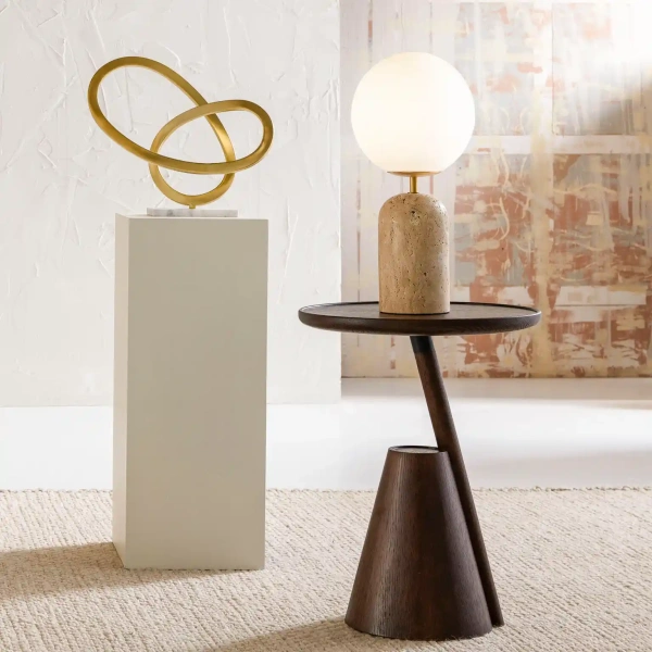 Table lamp Soren Travertine Table lamp Soren Travertine