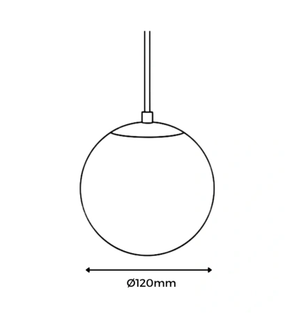 Pendant lamp Varenna Alabaster G9 BL