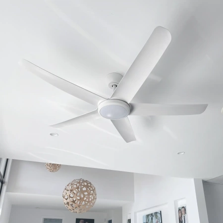 Ceiling Fan Flatjet 3-4-5 blades LED 24W CCT WHT 56