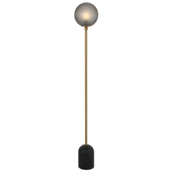 Floor lamp GINA E27 D200 H1500 BLACK TRAVE