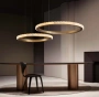 Pendant lamp Capella Alabaster Spanish Marble D100 LED 70W CCT Dim BRS