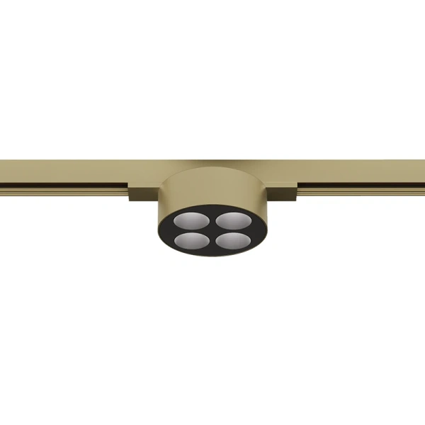 Track spot lens QUADRA Brass 48V 6W CCT