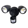Wall light MURO-PRO-30 IP54 Tricol 30W LED Sens BLK