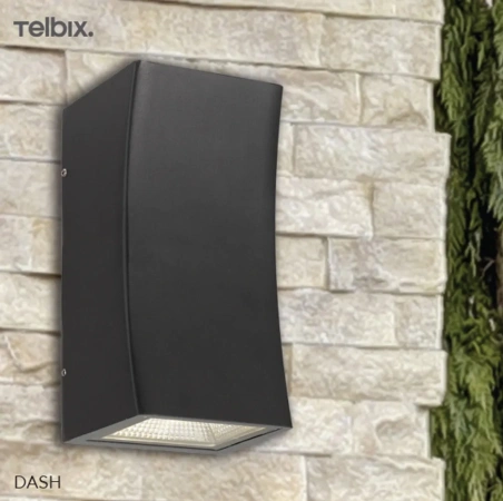Wall light DASH 2 LED 14W CCT up-down BK