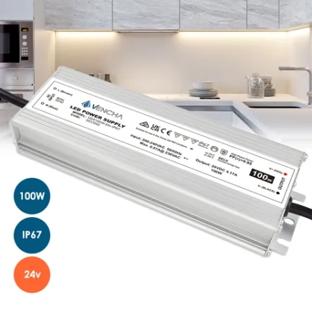 Driver LED VDX100W 100w 24v IP67