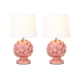 Table lamp Tasha Artichoke Set of 2 E14 Coral