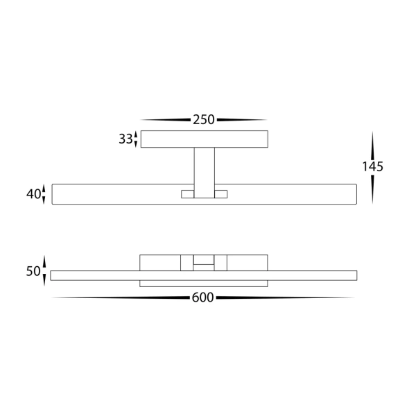 Wall light Vanita HV8102T-WHT L60 3CCT LED 30W WHT Wall light Vanita HV8102T-WHT L60 3CCT LED 30W WHT