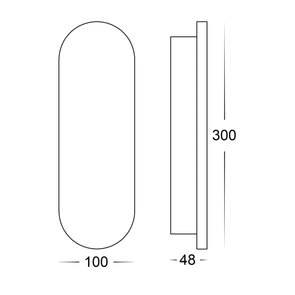 Wall light Barline Shadow LED 6W WHT