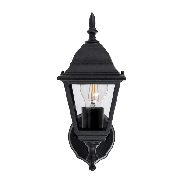 Wall Light Newark E27 8W HV3551W-BLK