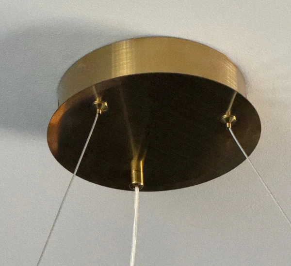 Pendant lamps basement - canopy D160 BRS