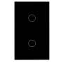 Wall Switch 2 Gang Black HV9210-2 Wifi