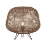 Table lamp Nerina Rattan E27 Brown