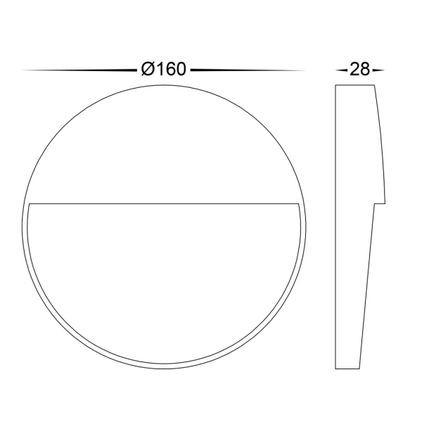 Step light Fino 3CCT LED 6W 12V IP54 D16cm WHT Step light Fino 3CCT LED 6W 12V IP54 D16cm WHT