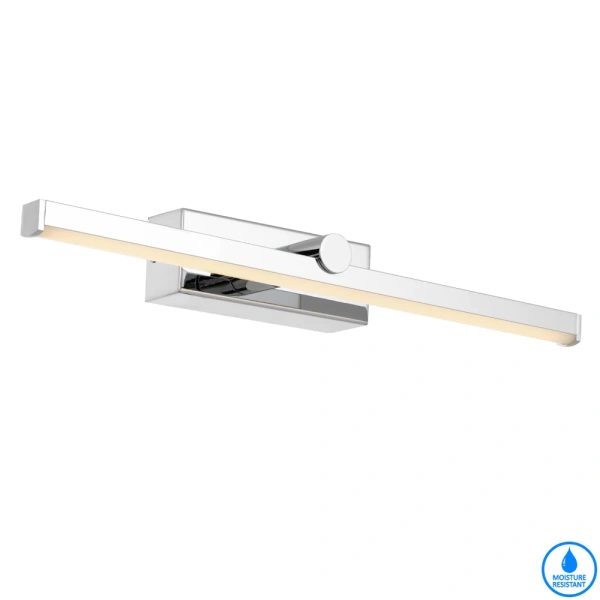 Wall light FOLEY 40 8w LED 3CCT IP44 NON-DIM L400 CHROME