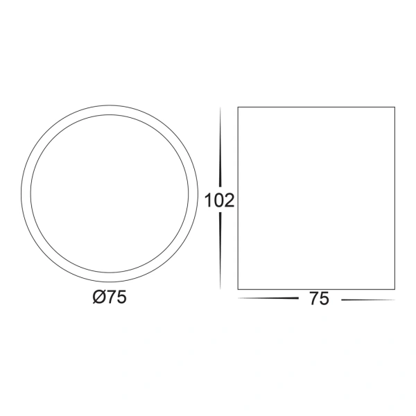 Surface downlight Nella WHT Adjustible 3CCT LED 7W IP54 Surface downlight Nella WHT Adjustible 3CCT LED 7W IP54