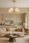 Pendant lamp Halo Mini Alabaster Spanish Marble D63 LED 54W 3K BRS