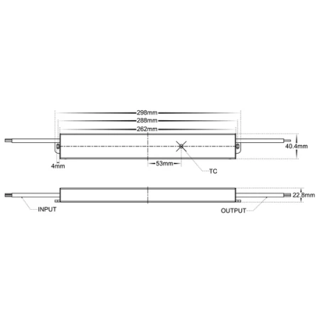 Driver LED HV9658-95WS slim 12V IP66