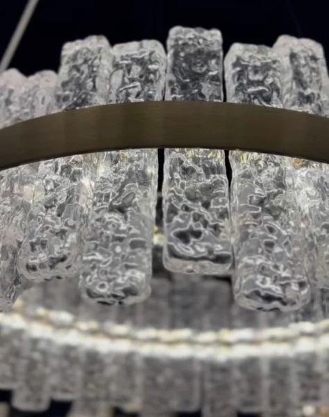 Pendant lamp Riven LED BLK