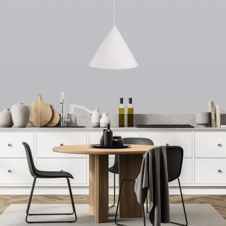 Single pendant CONIC.45 WHITE
