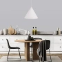 Single pendant CONIC.45 WHITE