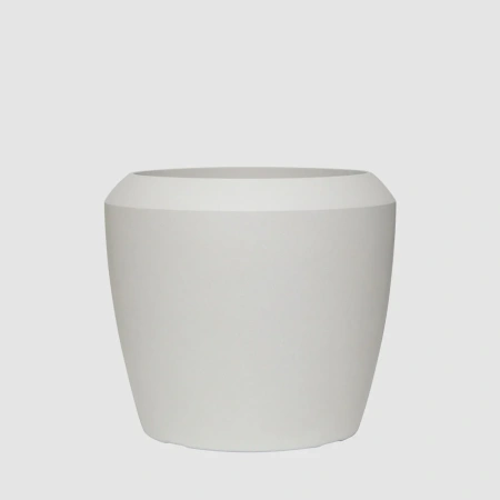 Pebble Set of 2 Tall Planters 1.0kg White