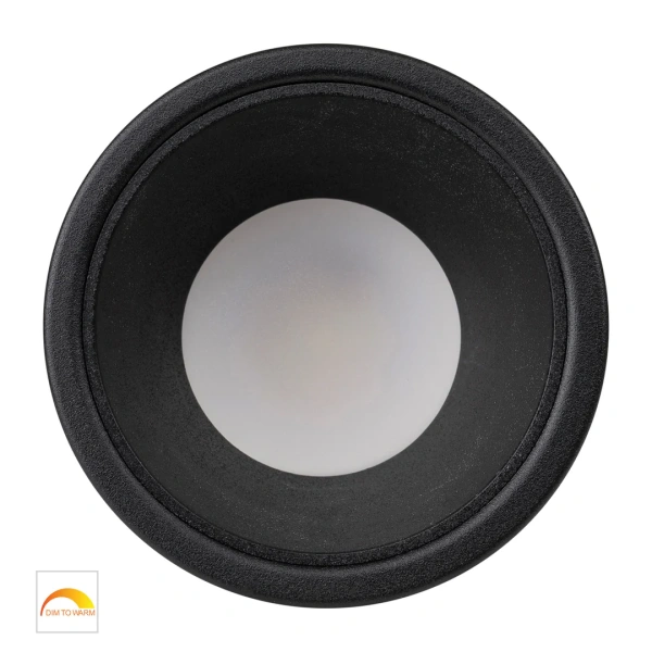 Recessed downlight Gleam BLK with BLK Insert Fixed Dim to Warm LED Recessed downlight Gleam BLK with BLK Insert Fixed Dim to Warm LED