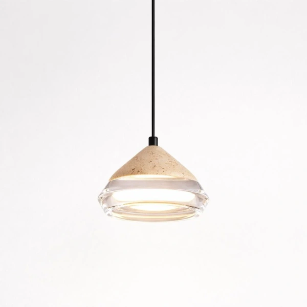 Pendant lamp Onda Travertine LED NT