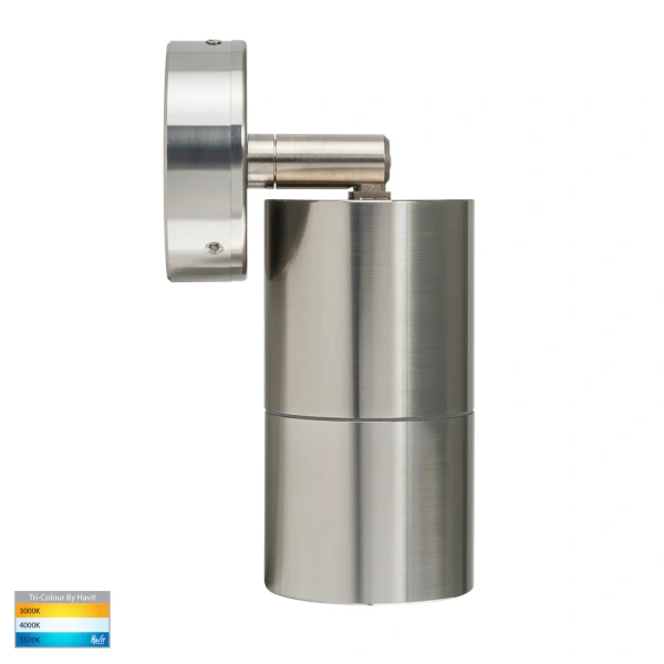 Wall light Tivah Titanium Aluminium 3CCT Single Adjustable HV1287GU10T IP65
