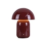 Table Lamp Mushroom LED CCT Dim Rechargeable Brick Red