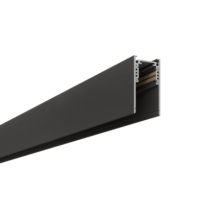 Suspended track set Edge 3M 4lt LED 24W BLK