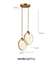 Pendant lamp Villastar 2 Alabaster Spanish Marble LED 12W CCT Dim BRS