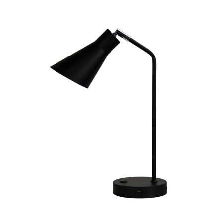 Desk lamp THOR WITH USB BLACK