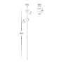 Garden Spot Light Lille 2 LED 5W 3CCT HV1441T-2-BLK