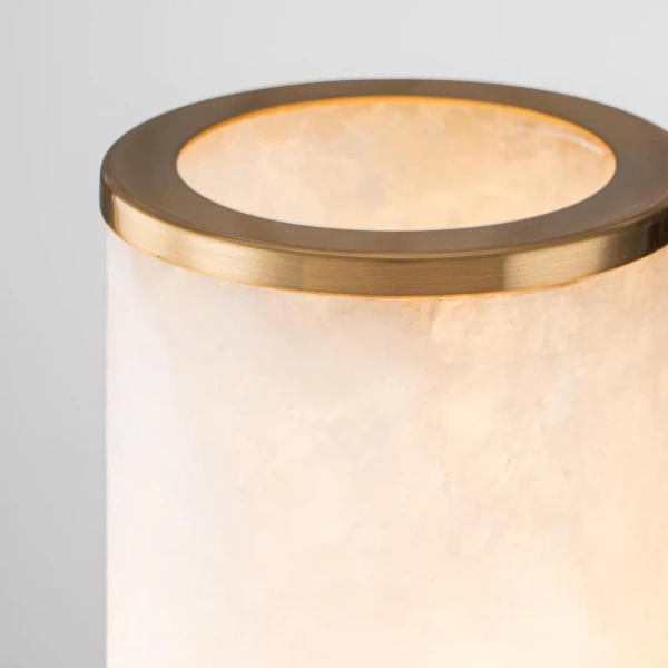 Wall light Herman Double Alabaster E14 BRS