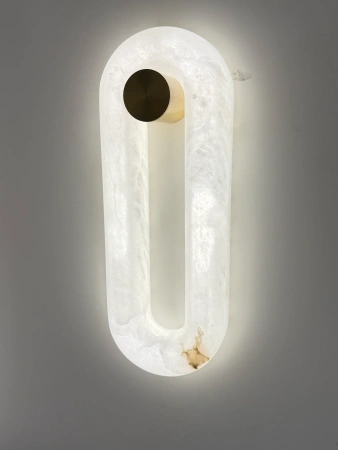 Wall light Monzo W1 Alabaster Spanish Marble LED 15W 3K BRS