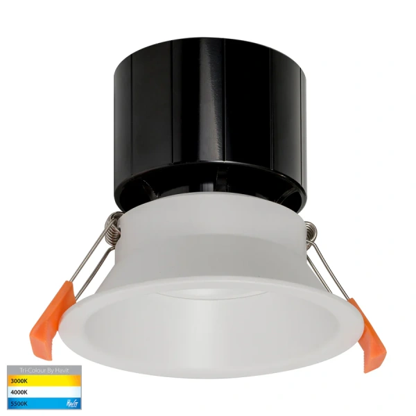Recessed Downlight Prime Fixed Deep 3CCT LED 12W IP54 WHT Recessed Downlight Prime Fixed Deep 3CCT LED 12W IP54 WHT