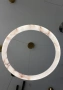 Pendant lamp Aragon P1 Alabaster Spanish Marble LED 30W CCT Remote BRS