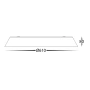 Ceiling light Noyer 610mm Walnut Timber