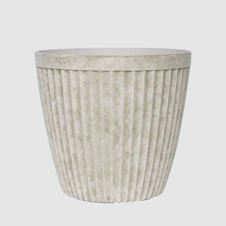 Elwood Set of 2 Tall Planters Ivory