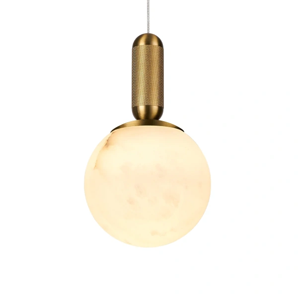 Pendant lamp Saturn Alabaster Spanish Marble LED 11W 3K BRS