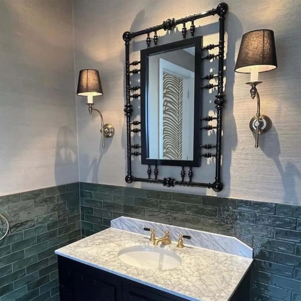 Wall light Soho Curved Base Antique E14 H 430 SVR