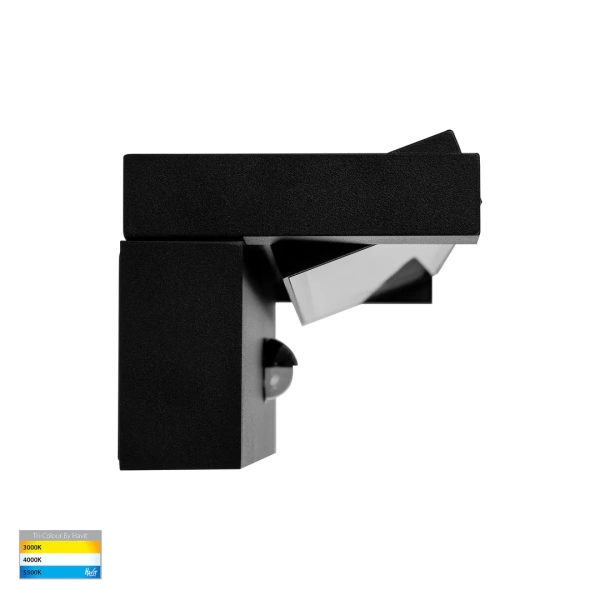 Flood Light Locu HV3732T-BLK LED 24w Adjustable LED 3CCT BLK