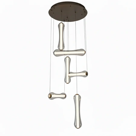 Pendant lamp Bruno 6 LED D80 BRZ