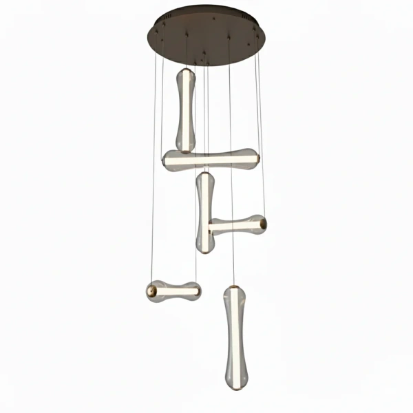 Pendant lamp Bruno 6 LED D80 BRZ