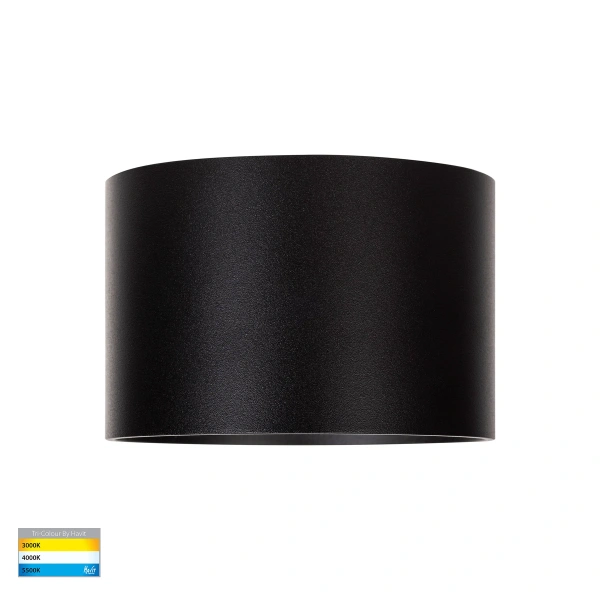 Surface downlight Nella Surface Mounted 12V 3CCT LED 12W BLK