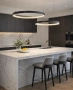 Pendant lamp Helisema P80 3CCT BL