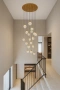 Pendant lamp Pavin LED D70 Satin gold