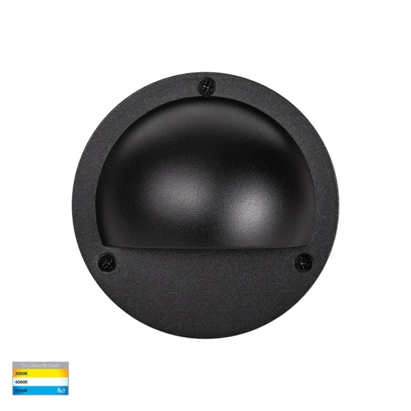 Step light Pinta Black with Eyelid HV2923T IP65